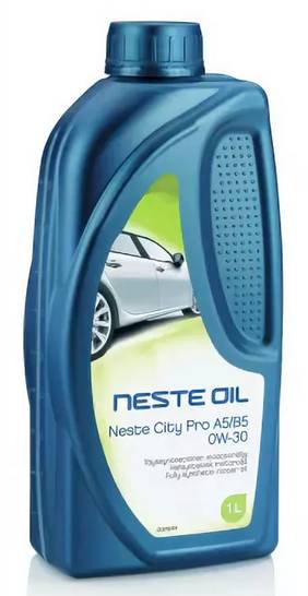 Масло моторное полностью синтетическое Neste CITY PRO A5/B5 0W-30 1л