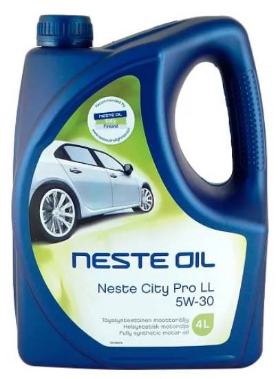 Масло моторное полностью синтетическое Neste CITY PRO LL 5W-30 4 л